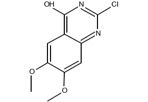 4(3H)-Quinazolinone, 2-chloro-6,7-dimethoxy-5-methyl- structure, CAS 827605-45-8