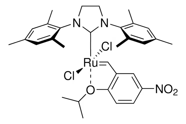 Ruthenium, [1,3-bis(2,4,6-trimethylphenyl)-2-imidazolidinylidene]dichloro[[2-(1-methylethoxy-κO)-5-n structure, CAS 502964-52-5