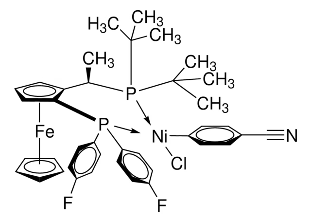 (S)-(-)-1-{(RP)-2-[Bis(4-trifluoromethylphenyl)phosphino]ferrocenyl}ethyldi-tert-butylphosphine structure, CAS 849924-37-4