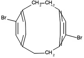 RACEMIC-4,12-DIBROMO[2,2]PARACYCLOPHANE structure, CAS 23927-40-4