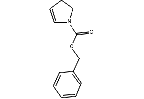 2-pyrroline-1-benzylcarboxylate structure, CAS 68471-57-8