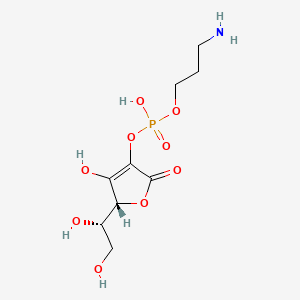 Ascorbyl3-AminopropylhydrogenPhosphate structure, CAS 220644-17-7