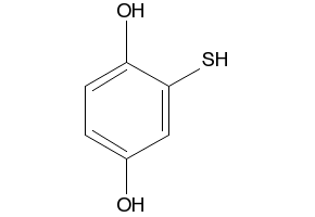 2,5-DIHYDROXYTHIOPHENOL structure, CAS 2889-61-4