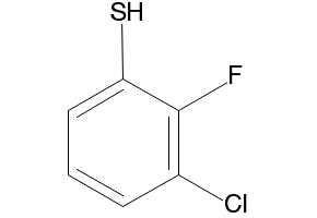 3-Chloro-2-fluorobenzenethiol structure, CAS 1121585-29-2