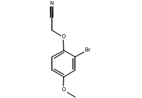 (2-METHOXYPHENOXY)ACETONITRILE structure, CAS 6781-29-9