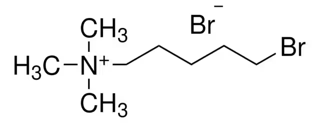 (5-BROMOPENTYL)TRIMETHYLAMMONIUM BROMIDE structure, CAS 15008-33-0