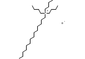 Octyl(tributyl)phosphonium chloride structure, CAS 56315-19-6