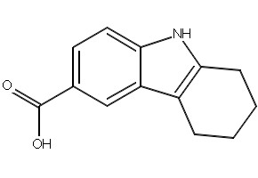 6-CHLORO-2,3,4,9-TETRAHYDRO-1H-CARBAZOLE-1-CARBOXYLIC ACID structure, CAS 50639-66-2