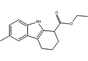 ETHYL 6-CHLORO-2,3,4,9-TETRAHYDRO-1H-CARBAZOLE-1-CARBOXYLATE structure, CAS 49844-36-2