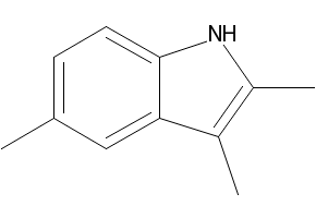 2,3,5-Trimethyl-1H-indole structure, CAS 21296-92-4