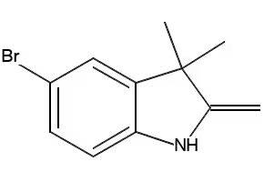 2,3,3-TRIMETHYL-5-BROMO-3H-INDOLE structure, CAS 54136-24-2