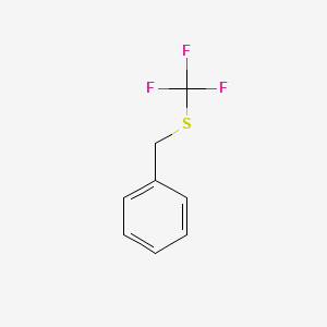 BENZYL TRIFLUOROMETHYL SULFIDE structure, CAS 351-60-0