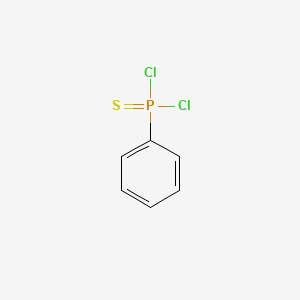 PHENYLTHIOPHOSPHONIC DICHLORIDE structure, CAS 3497-00-5