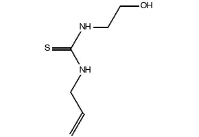 1-ALLYL-3-(2-HYDROXYETHYL)-2-THIOUREA structure, CAS 105-81-7