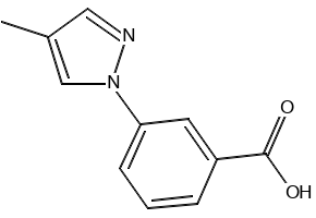 4-(1-Methyl-1H-pyrazol-3-yl)benzoic acid methyl ester structure, CAS 179057-11-5