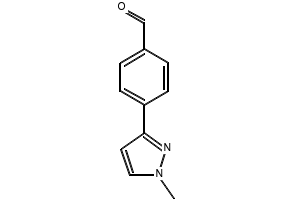 4-(1-METHYL-1H-PYRAZOL-3-YL)BENZALDEHYDE structure, CAS 179055-27-7
