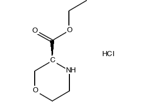 (S)-Ethyl morpholine-3-carboxylate hydrochloride structure, CAS 218594-84-4