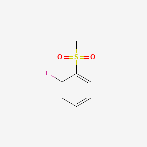 2-FLUOROPHENYLMETHYLSULFONE structure, CAS 654-47-7
