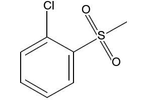 2-CHLOROPHENYL METHYL SULFONE structure, CAS 17482-05-2