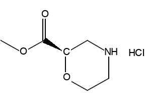 (R)-methyl morpholine-2-carboxylate hydrochloride structure, CAS 1352709-55-7