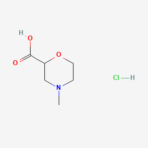 2-CARBOXY-4-METHYL-MORPHOLINE HCL structure, CAS 841274-05-3