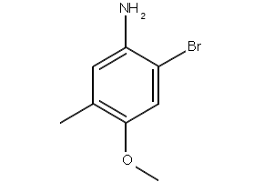 2-BroMo-4-Methoxy-5-Methylaniline structure, CAS 328400-86-8