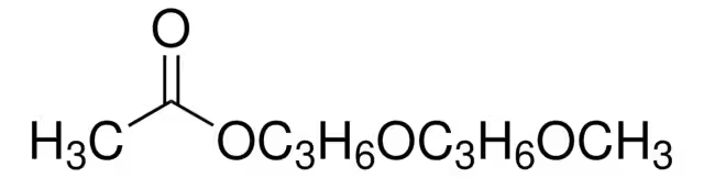 PROPYLENE GLYCOL METHYL ETHER ACETATE structure, CAS 84540-57-8
