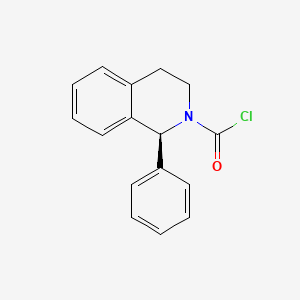 (s)-1-phenyl-1,2,3,4-tetrahydroisoquino-linecarbonylchloride structure, CAS 1195949-26-8