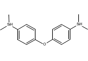 BIS (P-DIMETHYLSILYL) PHENYL ETHER structure, CAS 13315-17-8