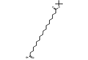 OCTADECANEDIOIC ACID MONO-TERT-BUTYL ESTER structure, CAS 843666-40-0