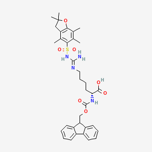 Fmoc-D-HomoArg(Pbf)-OH structure, CAS 2A-3174916