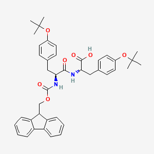 Fmoc-Tyr(tBu)-Tyr(tBu)-OH structure, CAS 2A-3174919