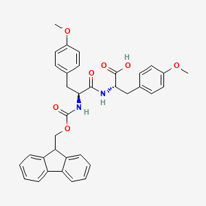 Fmoc-Tyr(Me)-Tyr(Me)-OH structure, CAS 2A-3174923
