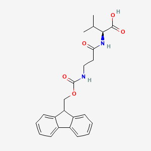 Fmoc-β-Ala-Val-OH structure, CAS 2A-3174926