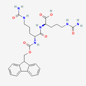 Fmoc-D-Cit-D-Cit-OH structure, CAS 2A-3174927