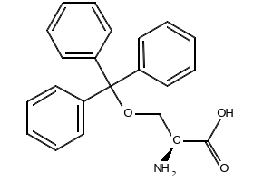 H-Ser(Trt)-OH structure, CAS 25840-83-9