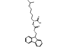 Fmoc-Lys(iPr)-OH structure, CAS 871811-39-1