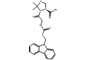 Fmoc-Gly-Ser(ψMe,Me Pro)-OH structure, CAS 1095952-22-9