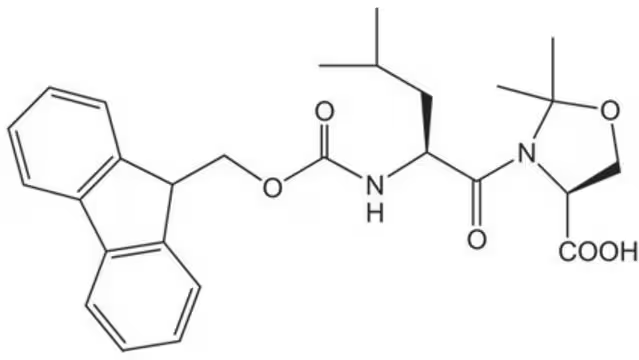 Fmoc-Leu-Ser(ψMe,Me Pro)-OH structure, CAS 339531-50-9