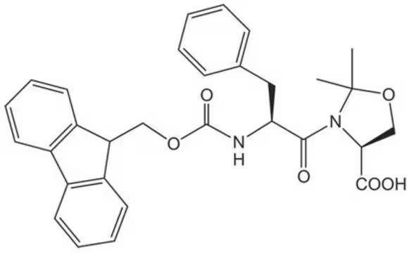 Fmoc-Phe-Ser(ψMe,Me Pro)-OH structure, CAS 878797-01-4