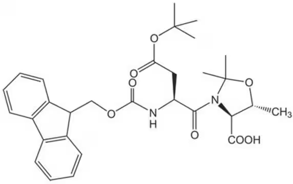 Fmoc-Asp(OtBu)-Thr(ψMe,Me Pro)-OH structure, CAS 920519-32-0