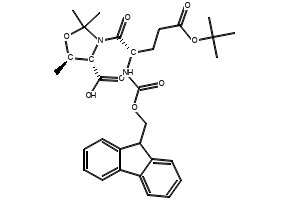 Fmoc-Glu(OtBu)-Thr(ψMe,Me Pro)-OH structure, CAS 957780-56-2