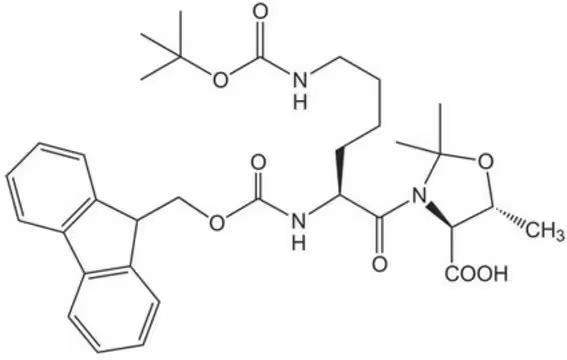 Fmoc--Lys(Boc)-Thr(ψMe,Me Pro)-OH structure, CAS 911838-56-7