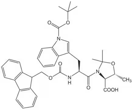 Fmoc--Trp(Boc)-Thr(ψMe,Me Pro)-OH structure, CAS 936707-21-0