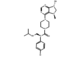 GDC-0068 structure, CAS 1001264-89-6