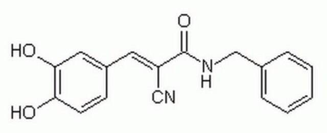 AG 490 structure, CAS 133550-30-8