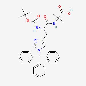 Boc-His(Trt)-Aib-OH structure, CAS 2A-3175020