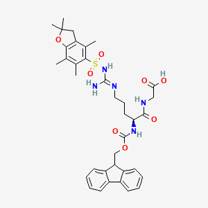 Fmoc-Arg(Pbf)-Gly-OH structure, CAS 2A-3175026