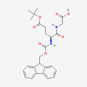 Fmoc-Glu(OtBu)-Gly-OH structure, CAS 2A-3175027