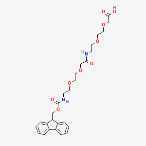 Fmoc-AEEA-AEEA-OH structure, CAS 2A-3175031